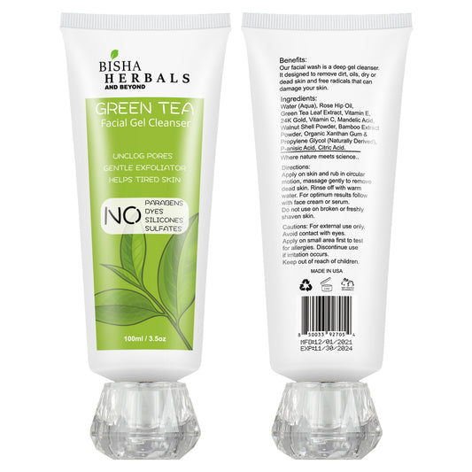 Green Tea Facial Gel Cleanser