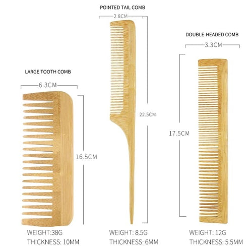 Bamboo & Neem Combs & Brushes