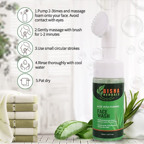 Aleo Vera Foaming Face Wash
