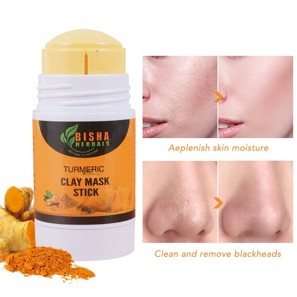 Turmeric Clay Mask Stick – Natural Cleanser for Radiant Skin