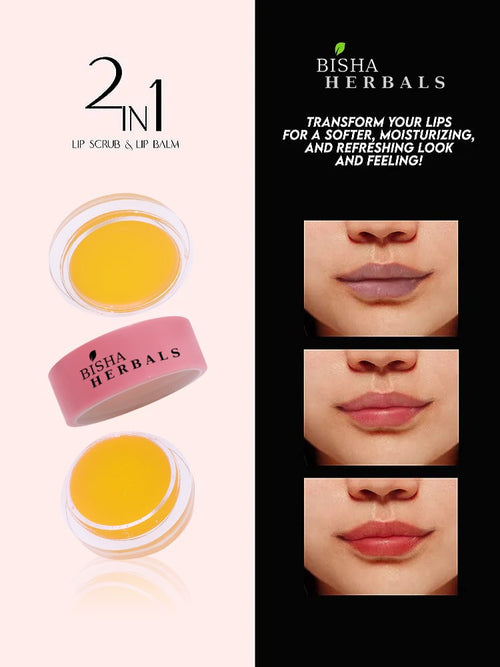 2 in 1 Lip Scrub & Lip Balm